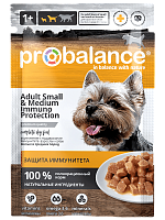 Корм д/собак 85г ProBalanse Immuno Aduit Small&Medium малых и средних пород *25 АКЦИЯ