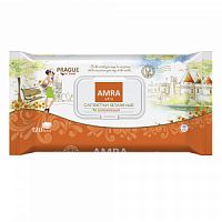 AMRA travel Салфетки влажные освежающие, Prague, 120 шт