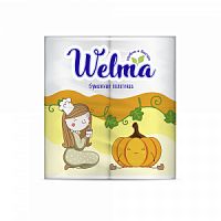 Welma, полотенца бумажные, двухслойные 